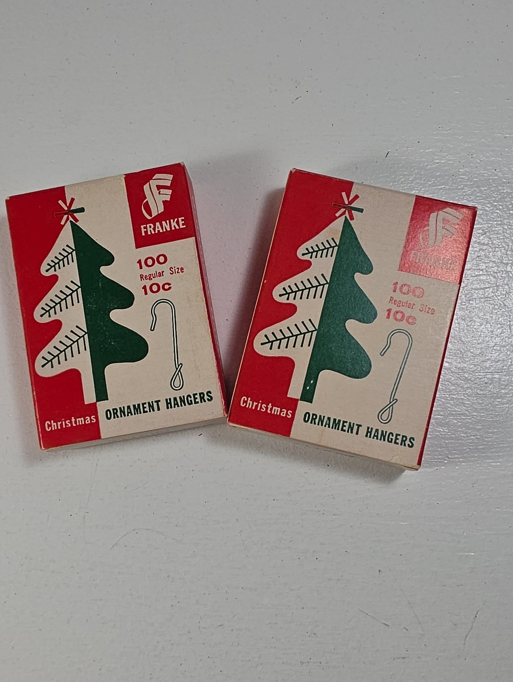 Vintage Franke Metal Regular Size Christmas Ornament Hangers